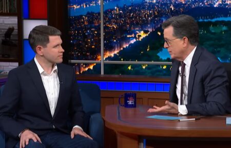 James Talarico and Stephen Colbert on 'The Late Show'