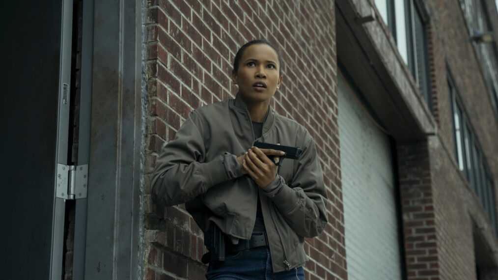 Fola Evans-Akingbola as Chelsea Arrington in episode 309 of The Night Agent