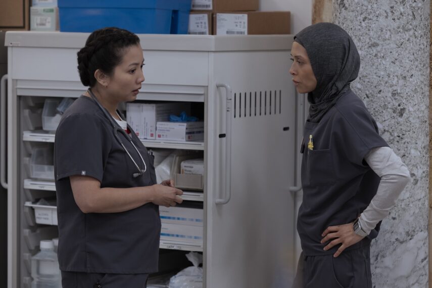 Kristin Villanueva as Princess, Amielynn Abellera as Perlah — 'The Pitt' Season 2 Episode 6