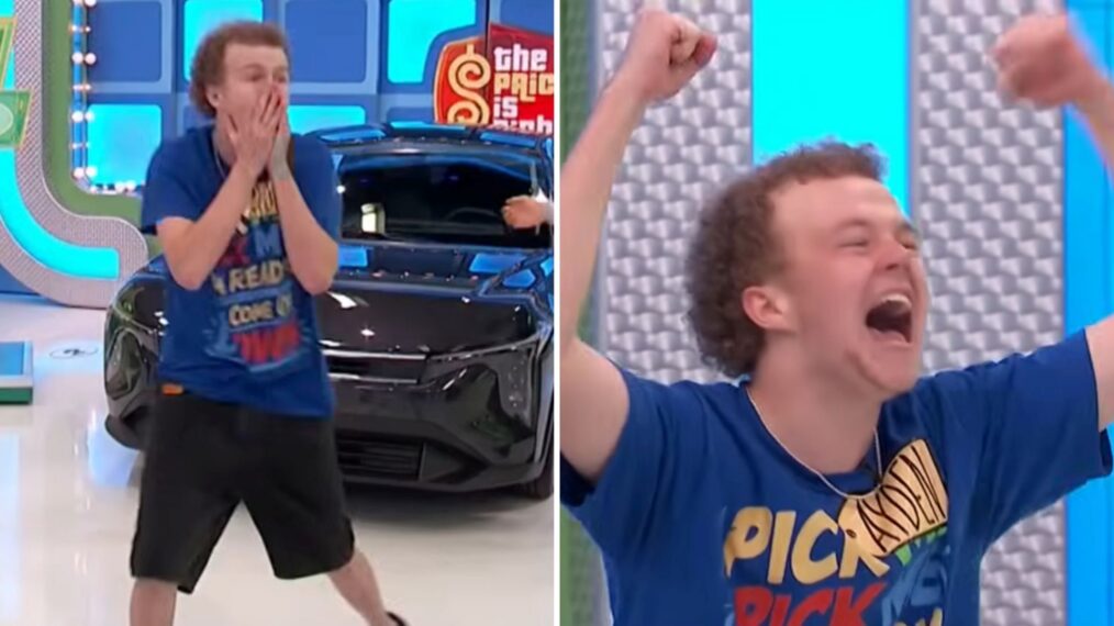 'The Price Is Right' contestant Aydan Homer winning a car on February 9, 2026