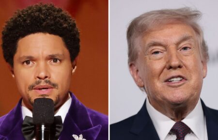 Trevor Noah and Donald Trump