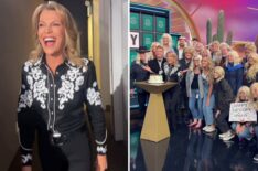 Vanna White Gets Hilarious Birthday Tribute on 'Wheel Of Fortune' Set