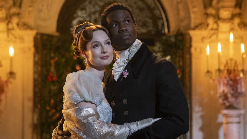Hannah Dodd and Victor Alli in 'Bridgerton' Season 4