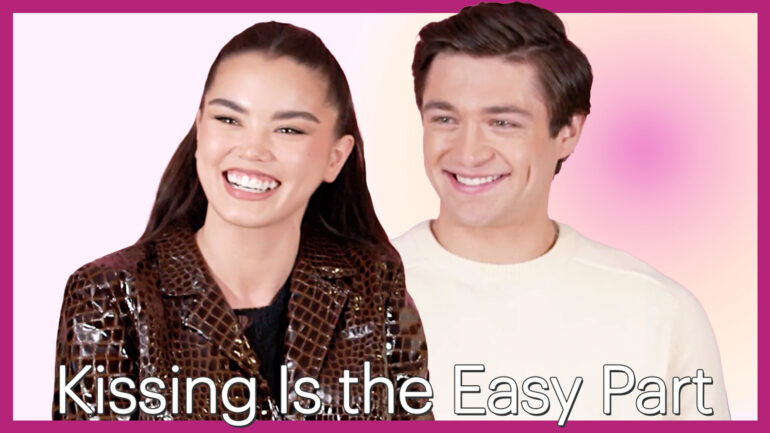 Paris Berelc and Asher Angel of 'Kissing Is the Easy Part'