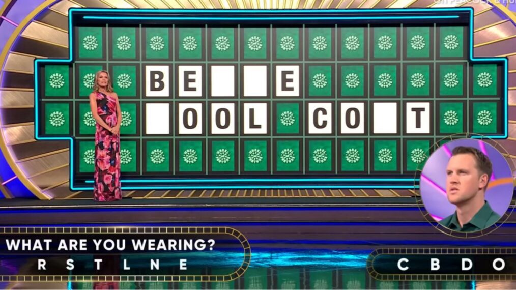 'Wheel of Fortune' contestant Joey Moorman solving the Bonus Round puzzle on February 2, 2026