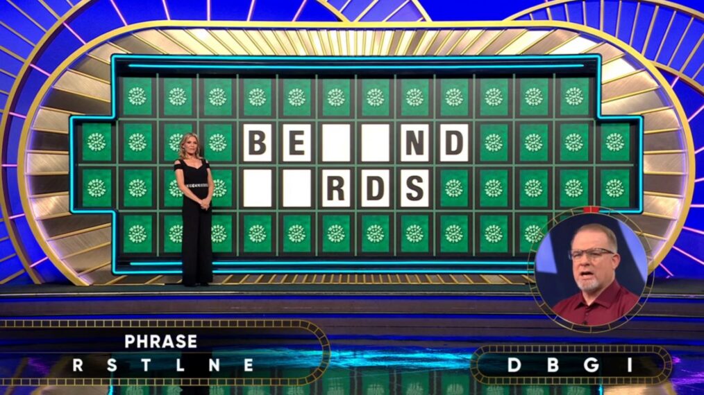 'Wheel of Fortune' contestant Ray Cason solving the Bonus Round puzzle on February 11, 2026