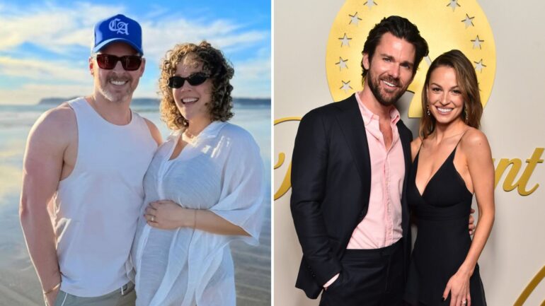 Ben Rosenbaum and Erin Krakow; Kevin McGarry and Kayla Wallace
