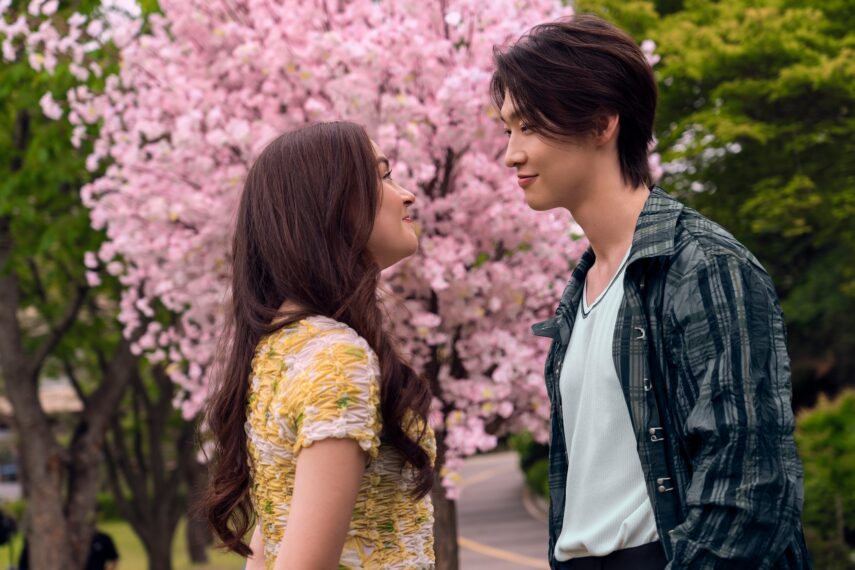 Anna Cathcart as Kitty Song Covey, Sang Heon Lee as Min Ho Moon in episode 302 of XO, Kitty.