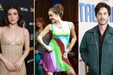 Emily Bader and Logan Lerman with Jennifer Garner as Jenna in '13 Going on 30'