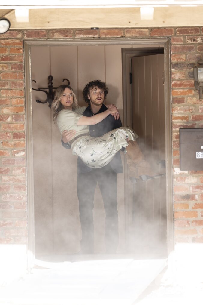 Bayley Corman and Jake Short— '9-1-1' Season 9 Episode 14 