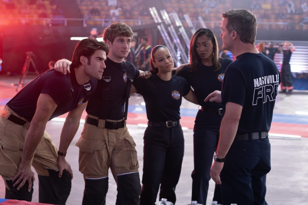 Hunter McVey, Michael Provost, Juani Feliz, Hailey Kilgore, and Chris O'Donnell — '9-1-1: Nashville' Crossover 