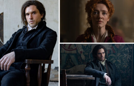 Kit Harington, Mirren Mack, and François Civil in 'A Tale of Two Cities.'