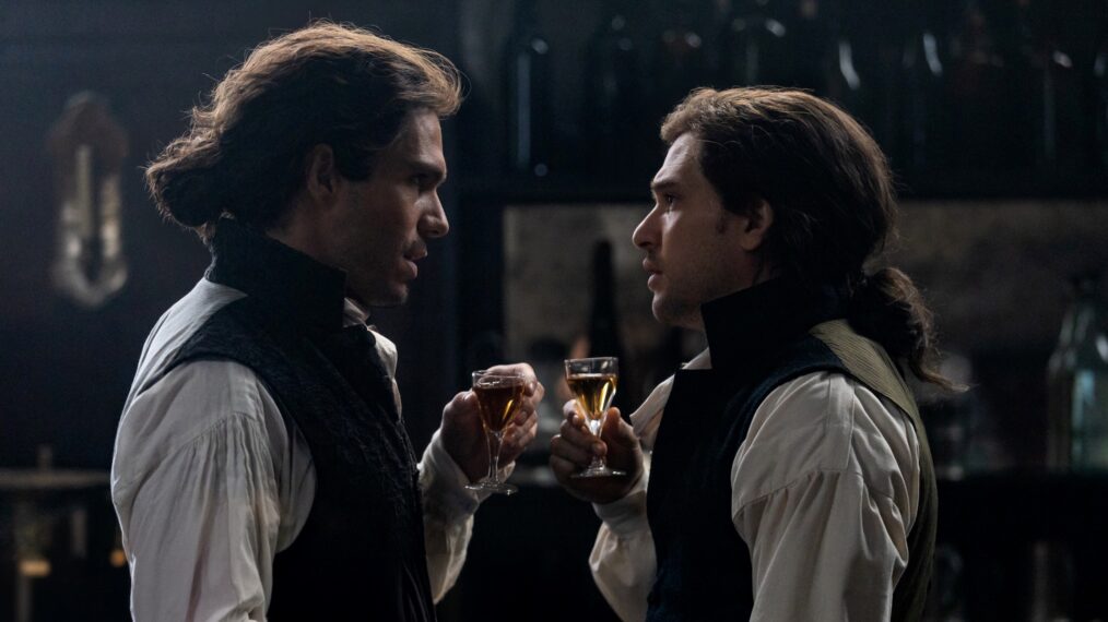 A Tale of Two Cities - LtoR: François Civil as Charles Darnay and Kit Harington as Sydney Carton