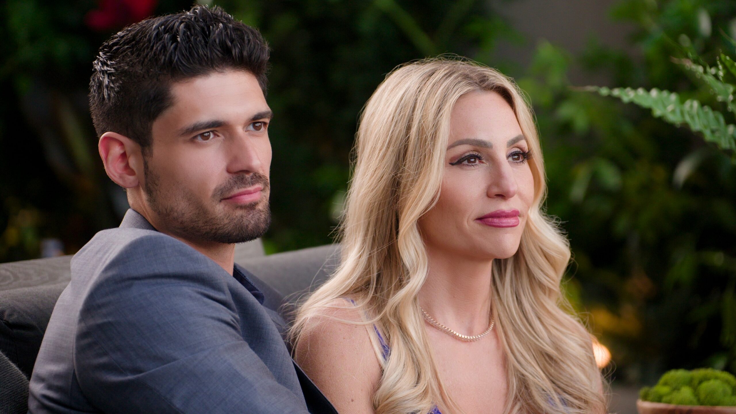 Logan Goodrid, Vanessa Drozda in episode 105 of Age of Attraction