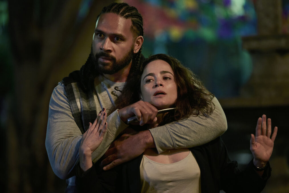 MAN ON FIRE. Alice Braga as Valeria Melo in Episode 101 of Man on Fire. Cr. Juan Rosas/Netflix © 2024