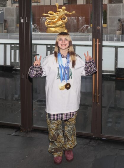 Alysa Liu attends New York City welcomes Olympic Gold medalist Alysa Liu at The Rink at Rockefeller Center on March 03, 2026 in New York City.