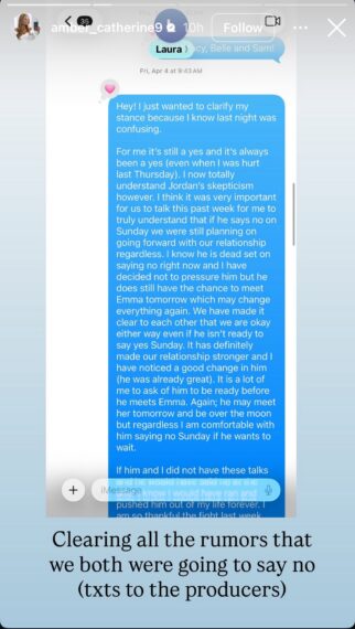 Amber Morrison of Love Is Blind on Instagram