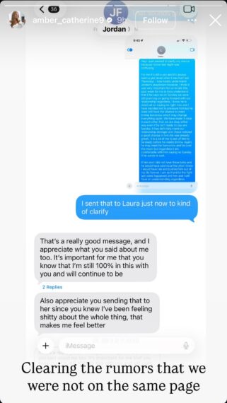 Amber Morrison of Love Is Blind on Instagram