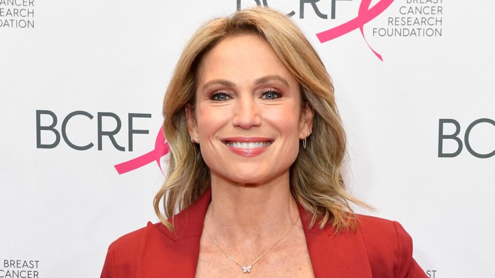 Amy Robach attends the Breast Cancer Research Foundation (BCRF) New York Symposium & Awards Luncheon at New York Hilton Midtown on October 27, 2022 in New York City.