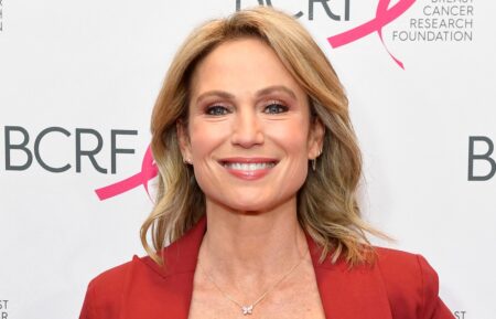 Amy Robach attends the Breast Cancer Research Foundation (BCRF) New York Symposium & Awards Luncheon at New York Hilton Midtown on October 27, 2022 in New York City.