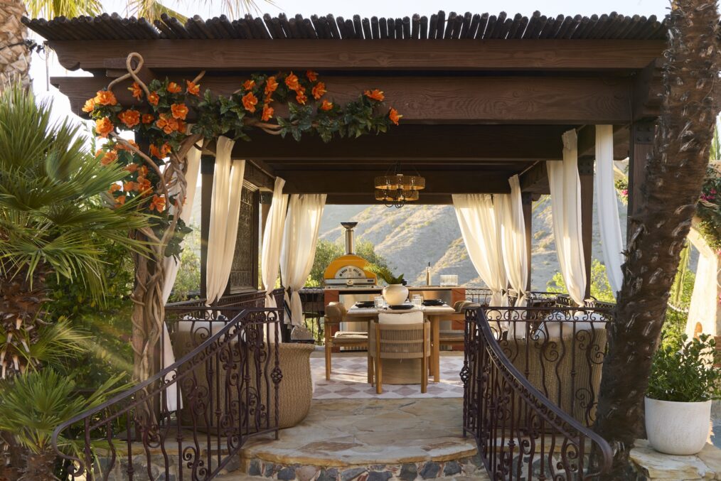 'Bachelor Mansion Takeover,' HGTV, Season 1, Episode 3, pool area, March 16, 2026.