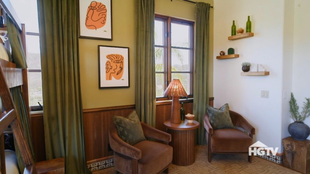 HGTV's 'Bachelor Mansion Takeover,' Season 1, Episode 1, March 2, 2026, guys bunk room 1.