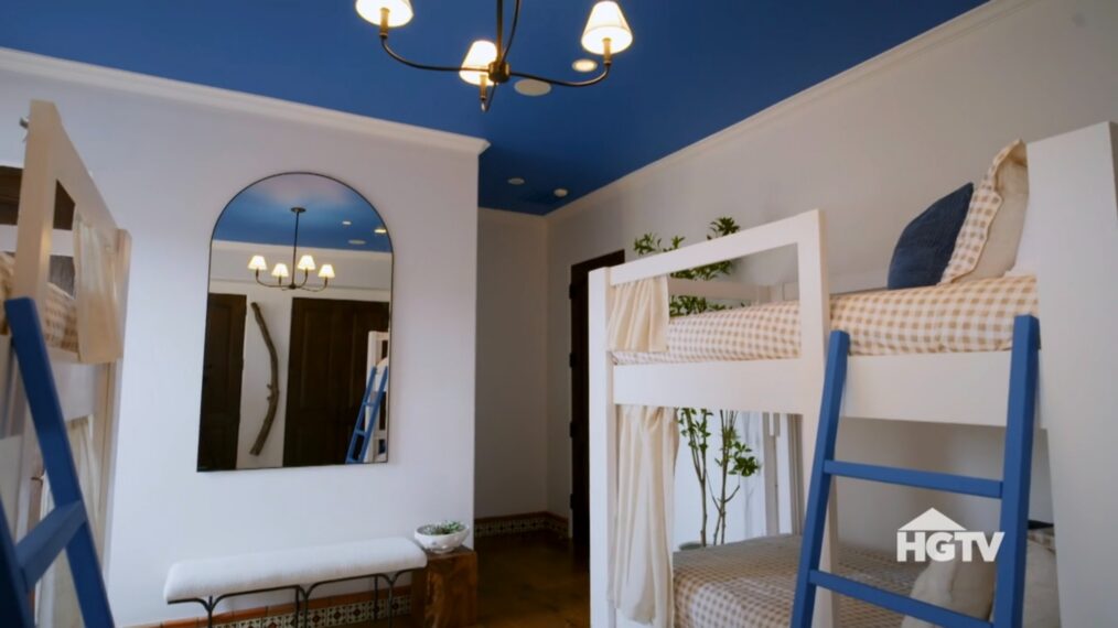 HGTV's 'Bachelor Mansion Takeover,' Season 1, Episode 1, March 2, 2026, guys bunk room 1.