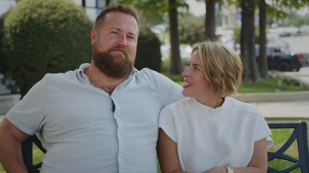 Ben Napier and Erin Napier on Season 10, Episode 9, of HGTV's 'Home Town,' March 8, 2026.