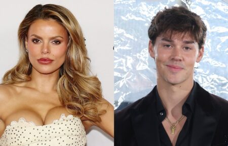 Brooks Nader attends iHeartRadio z100's Jingle Ball 2025 Presented By Capital One at Madison Square Garden on December 12, 2025 in New York City; Noah Beck attends the Boss fashion show during the Milan Womenswear Spring/Summer 2026 on September 25, 2025 in Milan, Italy.