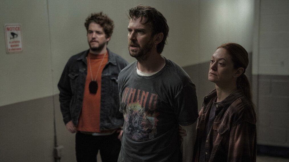 Dan Stevens as Pepper, Marin Ireland as Dewey, Philip Ettinger as Louie - The Terror: Devil in Silver _ Season 1 - Photo Credit: Emily V. Aragones/AMC