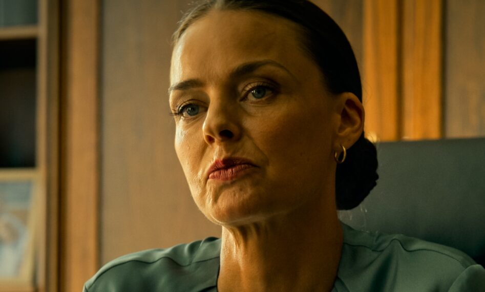 Harry Hole. (L to R) Agnes Kittelsen as Agnes Sjolidin Harry Hole Cr. Courtesy of Netflix &copy; 2024