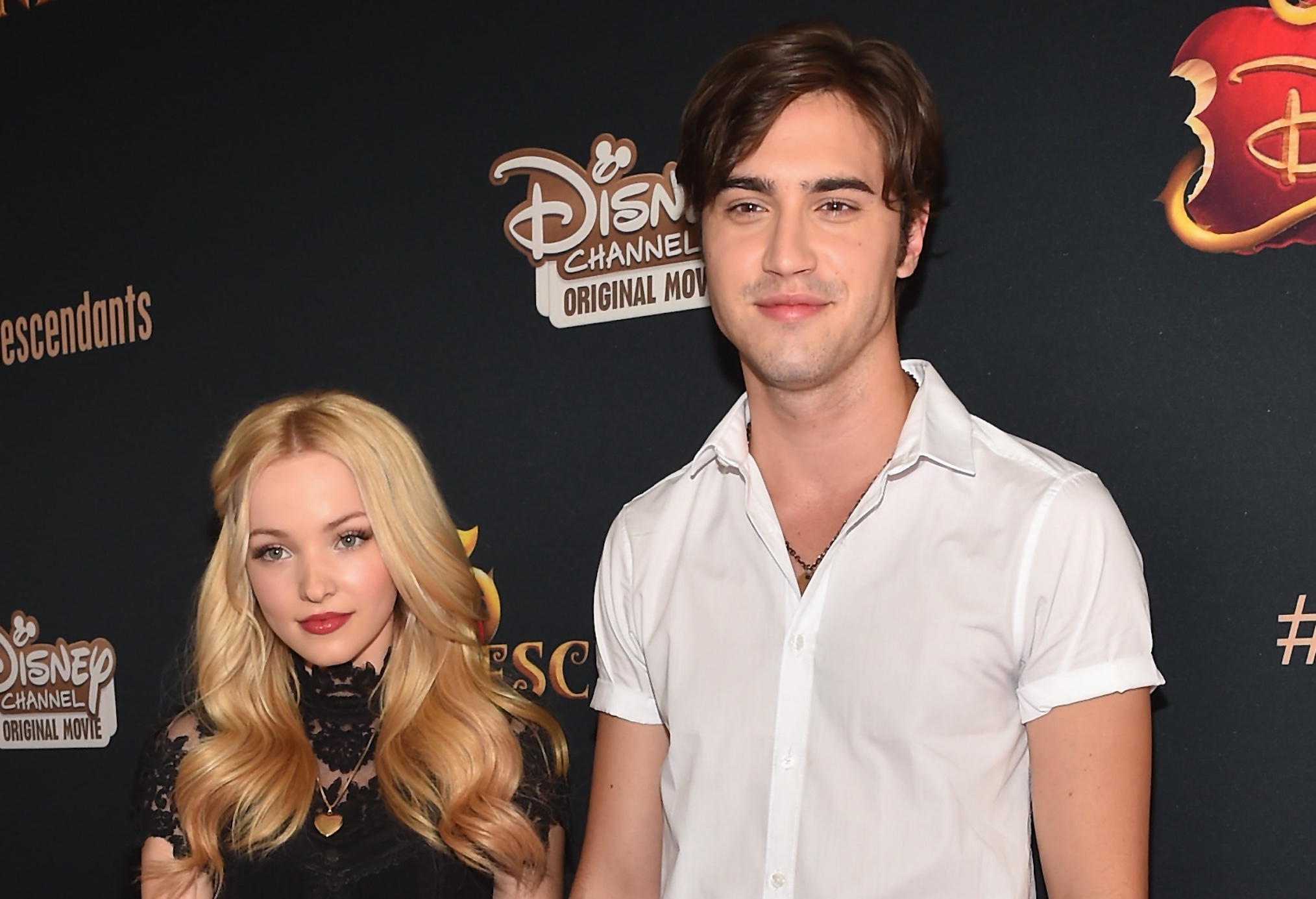 Actors Dove Cameron and Ryan McCartan attend the premiere of Disney Channel's 