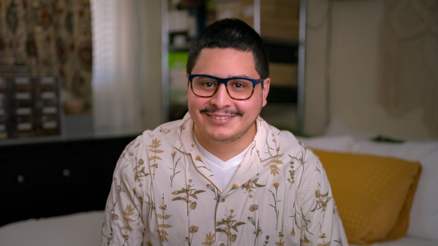 Dylan from episode 404 of Love on the Spectrum