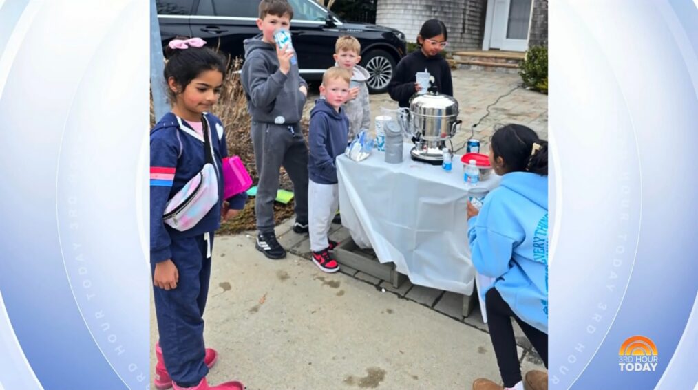 Hoda Kotb and Dylan Dreyer's kids, third hour of 'Today,' NBC, March 9, 2026.