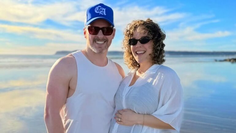 Ben Rosenbaum and Erin Krakow, Instagram, February 14, 2026.