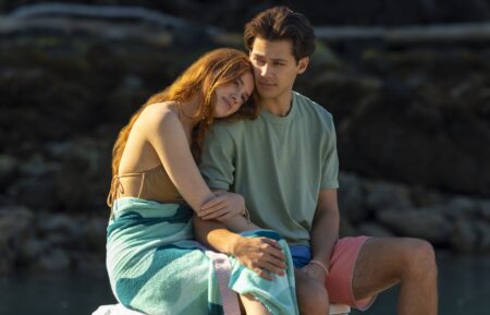 Sadie Soverall and Matt Cornett as Percy and Sam in Every Year After