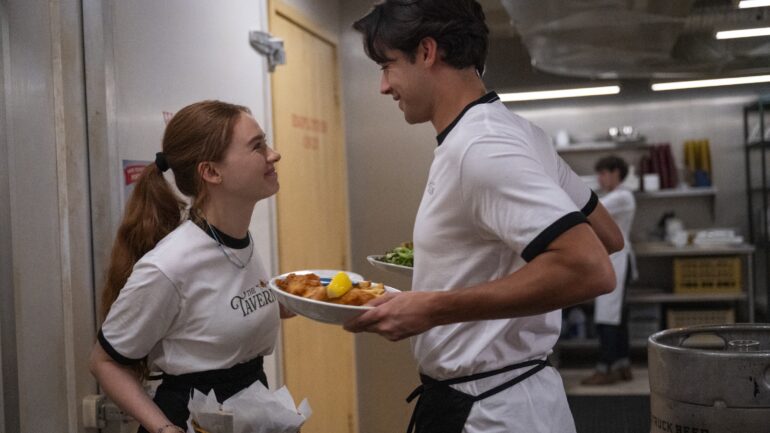 Sadie Soverall and Matt Cornett as Percy and Sam in Every Year After