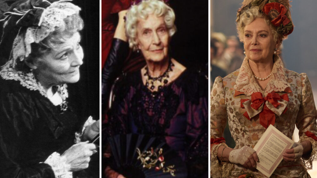 THE FORSYTE SAGA, (from left): Fay Compton, Fanny Rowe, Nora Swinburne, Nora Nicholson, 'A Family Scandal', (Season 1, ep. 2, aired Jan. 17, 1967), 1967; MASTERPIECE: THE FORSYTES Episode 1 Shown: Ann (Francesca Annis) CreditSean Gleason