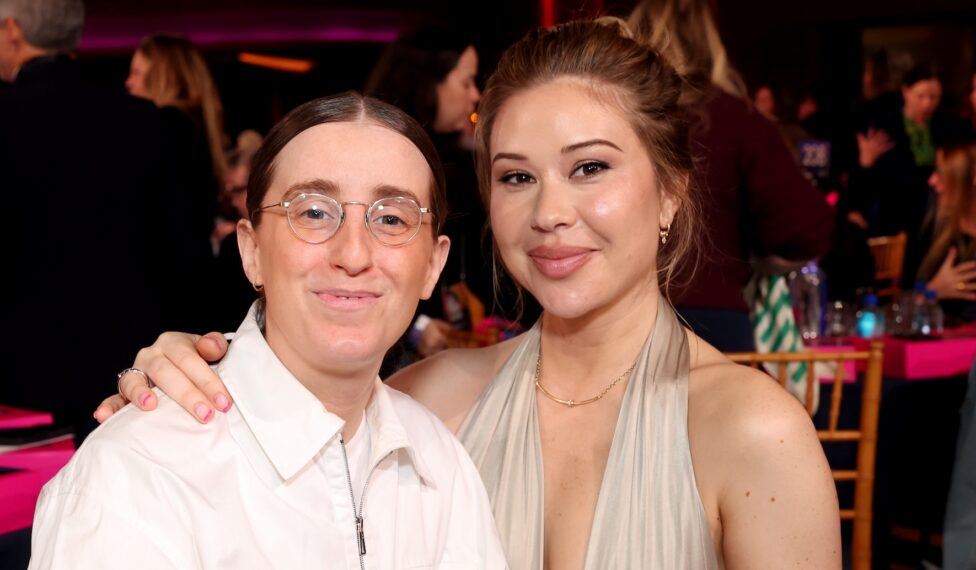 Robby Hoffman and Gabby Windey attend the 2026 Film Independent Spirit Awards at Hollywood Palladium on February 15, 2026 in Los Angeles, California.