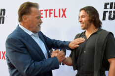 Arnold Schwarzenegger Helps Son Joseph Baena Train for Bodybuilding Debut