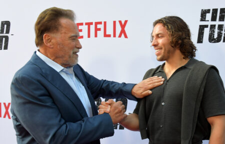 Arnold Schwarzenegger and Joseph Baena