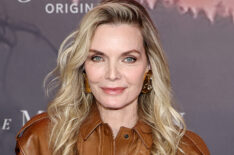 Michelle Pfeiffer & David E. Kelley Make Rare Appearance on 'The Madison' Red Carpet