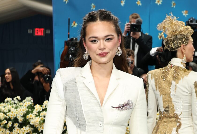 Grace Murdoch attends the 2025 Met Gala Celebrating "Superfine: Tailoring Black Style" at Metropolitan Museum of Art on May 05, 2025 in New York City.