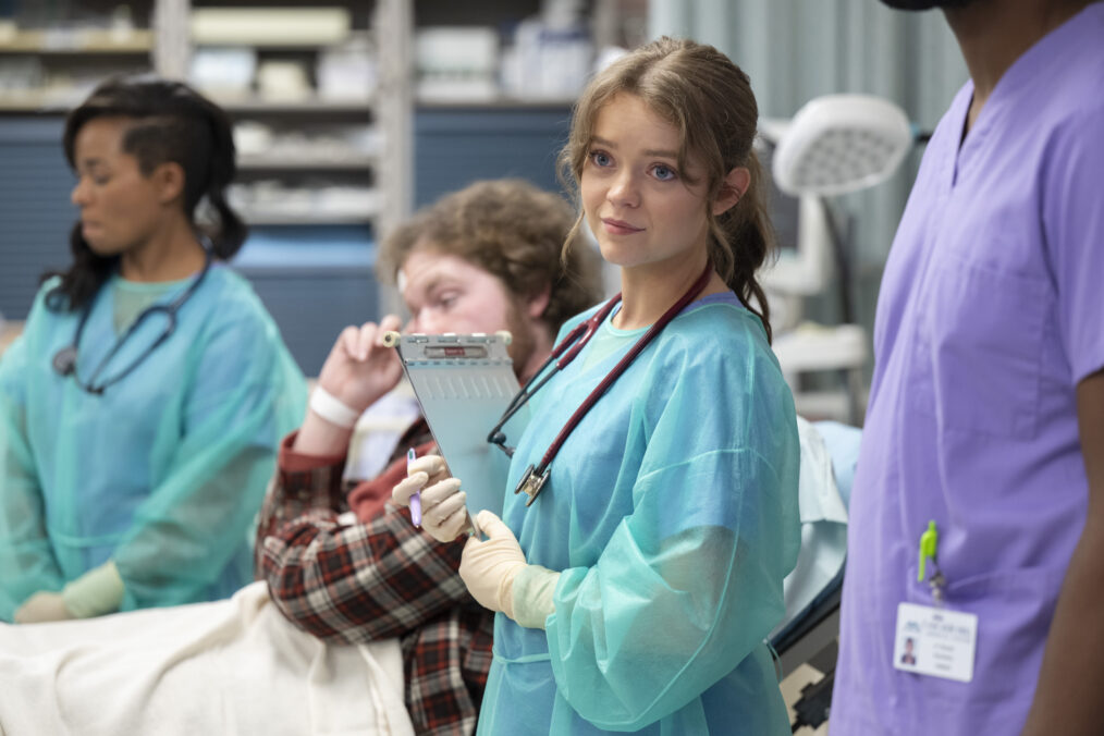 GREY’S ANATOMY - “Take Me to the River” - Bailey and Blue are forced to confront the emotional costs of experimental care. Meanwhile, Owen, Teddy, Simone and Dani help out at a busy rural hospital, and Richard attempts to spread information about early prostate screenings to the community. THURSDAY, MARCH 26 (10:00-11:00 p.m. EDT) on ABC. (Disney/Anne Marie Fox) JADE PETTYJOHN