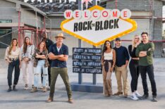 Chelsea Meissner, Kim Wolfe, Mina Starsiak Hawk, Vernon Davis, Ty Pennington, Taniya Nayak, Drew Lachey, Brooke Hogan and Scott McGillivray, 'Rock the Block' Season 7, HGTV, premieres April 13, 2026.