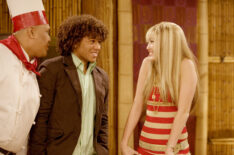 Corbin Bleu and Miley Cyrus in Hannah Montana