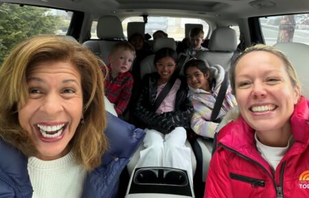 Hoda Kotb and Dylan Dreyer with their kids, third hour of 'Today,' NBC, March 9, 2026.