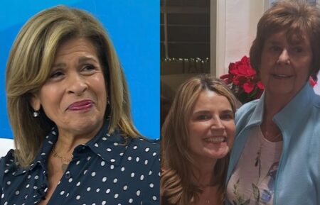 Hoda Kotb and Chuck Adams on the October 2, 2025, episode of NBC's 'Today'; Savannah Guthrie and Nancy Guthrie, Instagram, December 27, 2025.