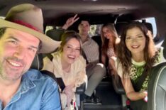 Benjamin Ayres, Bethany Joy Lenz, Lachlan Quarmby, Roan Curtis, and Jill Hennessy of Hope Valley: 1874