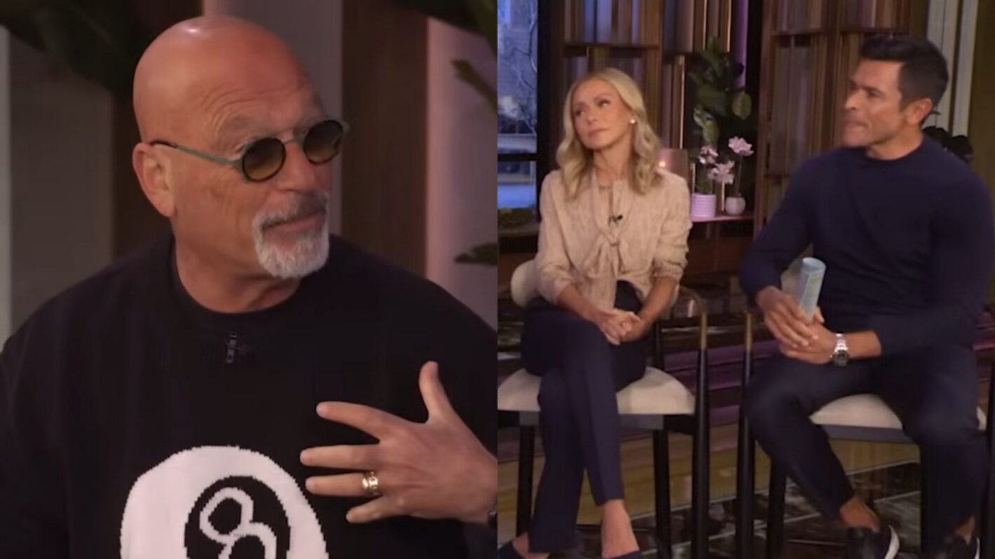 Live': Howie Mandel Has Awkward On-Air Interaction With Kelly Ripa & Mark Consuelos
